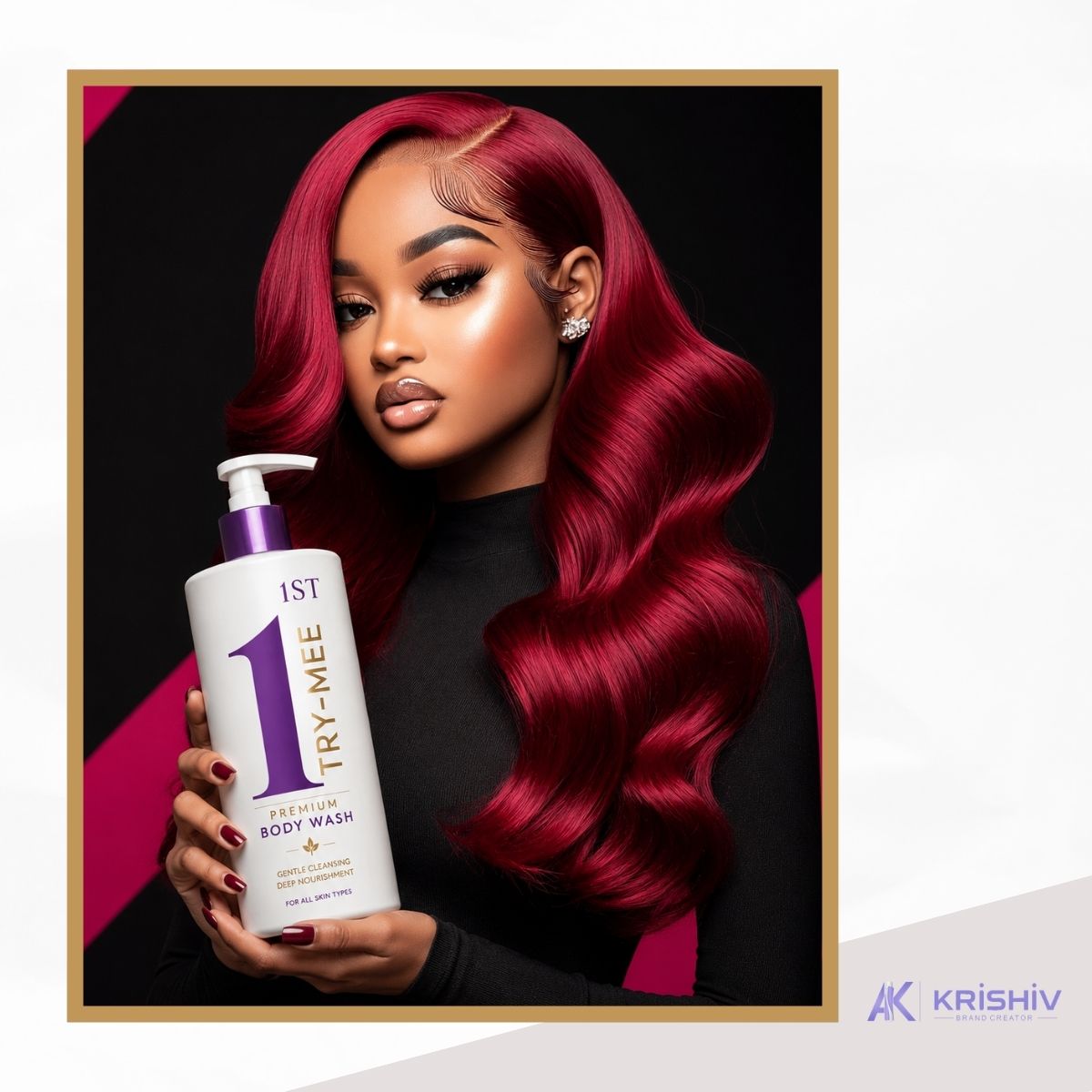 1ST TRY-MEE Premium Body Wash — Look 01, launched with AK Krishiv