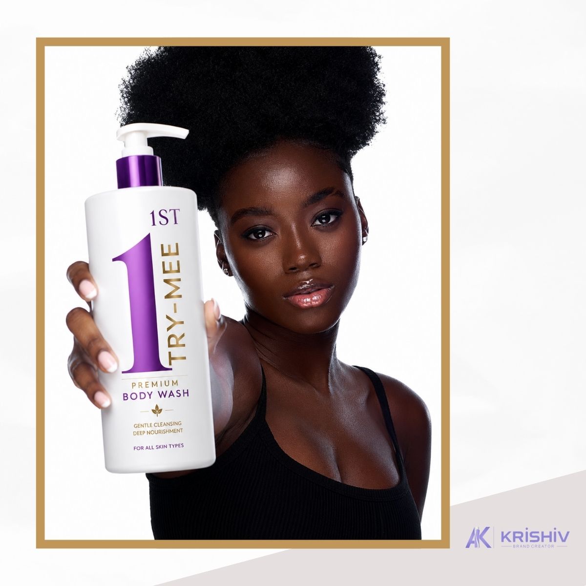 1ST TRY-MEE Premium Body Wash — Look 04, launched with AK Krishiv