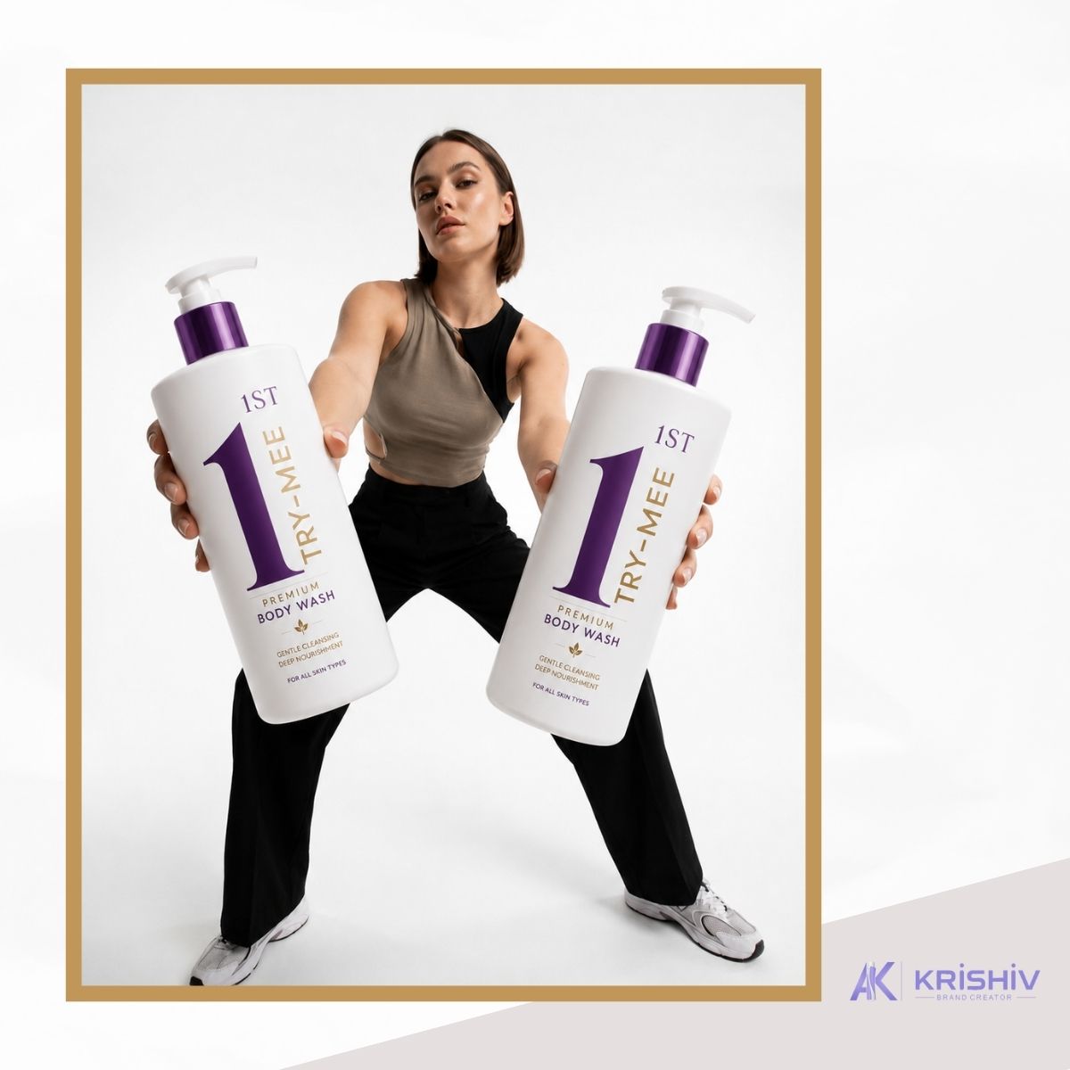 1ST TRY-MEE Premium Body Wash — Look 09, launched with AK Krishiv